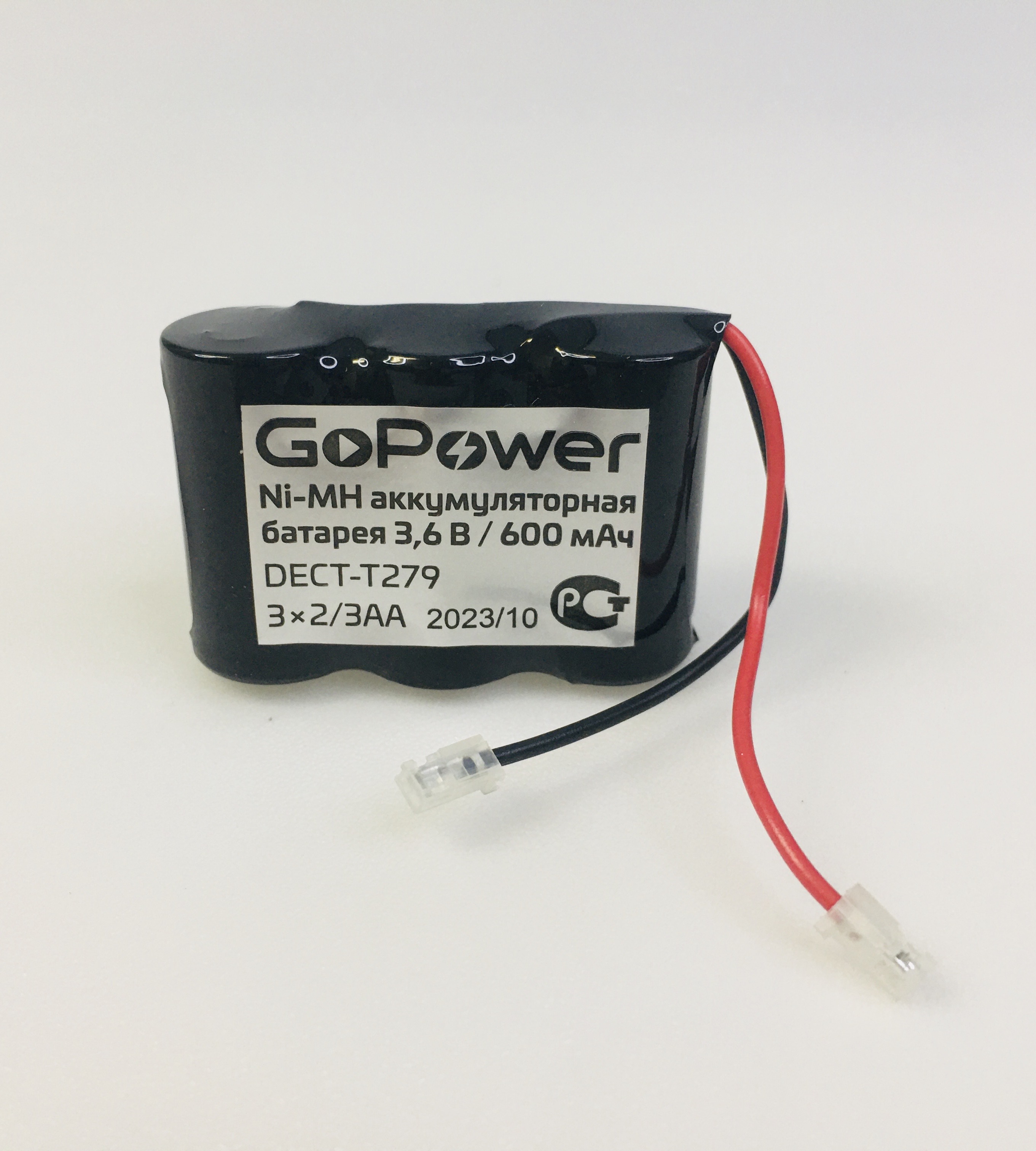 80117_Аккумулятор GoPower T279 PC1 NI-MH (1/15/180) для радиотелефонов  (шт.) - Tandem-Samara